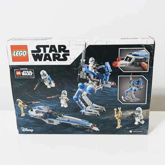 💥SOLD💥NEW SEALED Retired LEGO Star Wars 501st Legion Clone Troopers (75280) - Picture 3 of 3